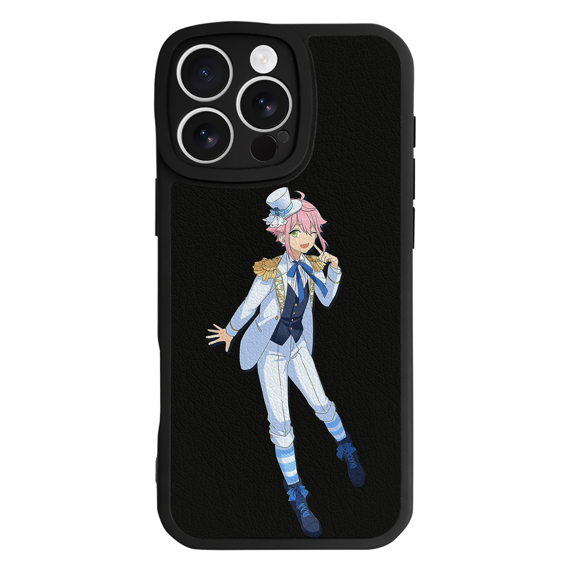 （画像用） あんさんぶるスターズ! Ensemble Stars 【iPhone 16シリーズ対応】シリコンスマホケース（レザー調） 材質：シリコン